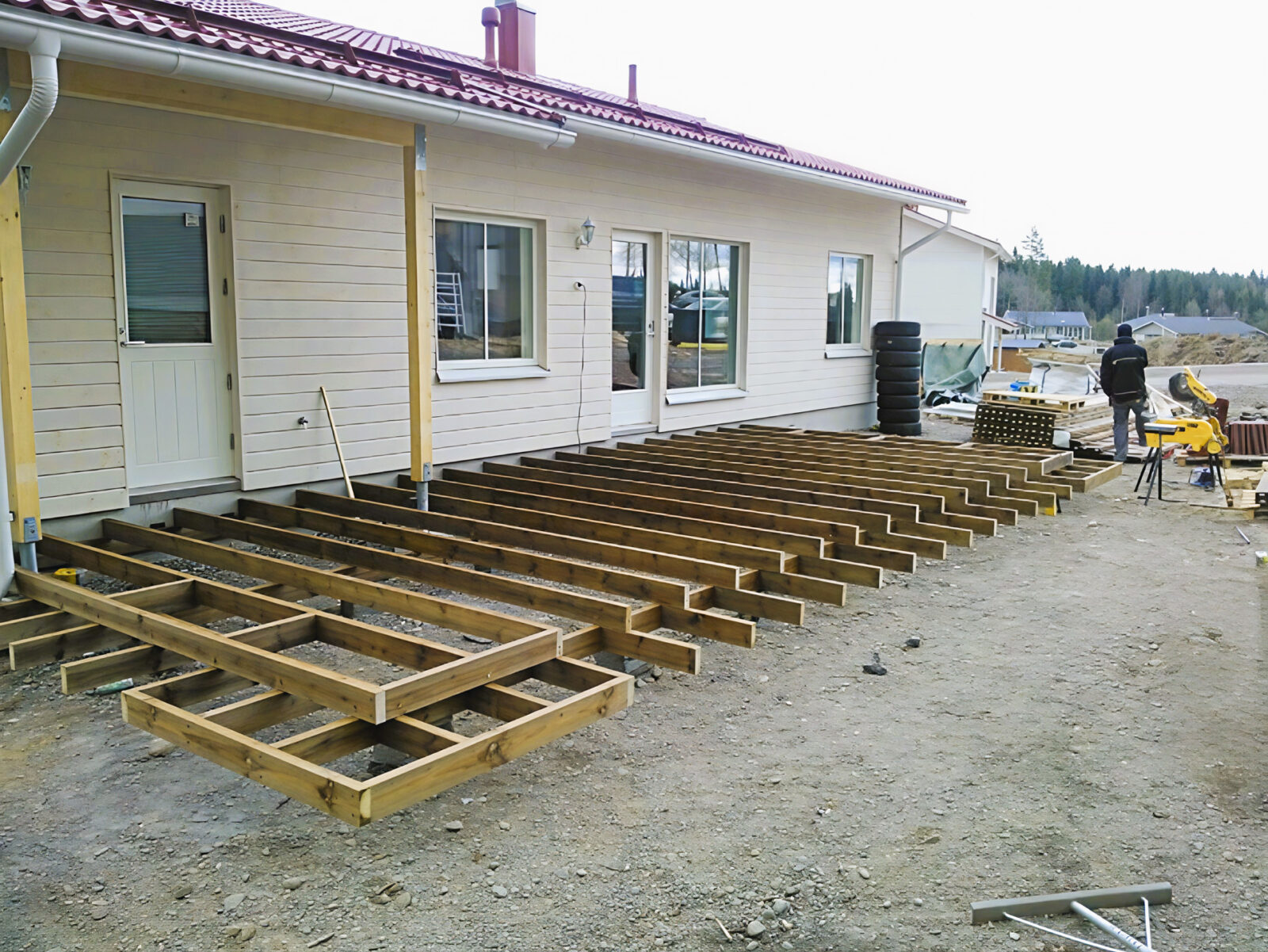 terassin rakentaminen